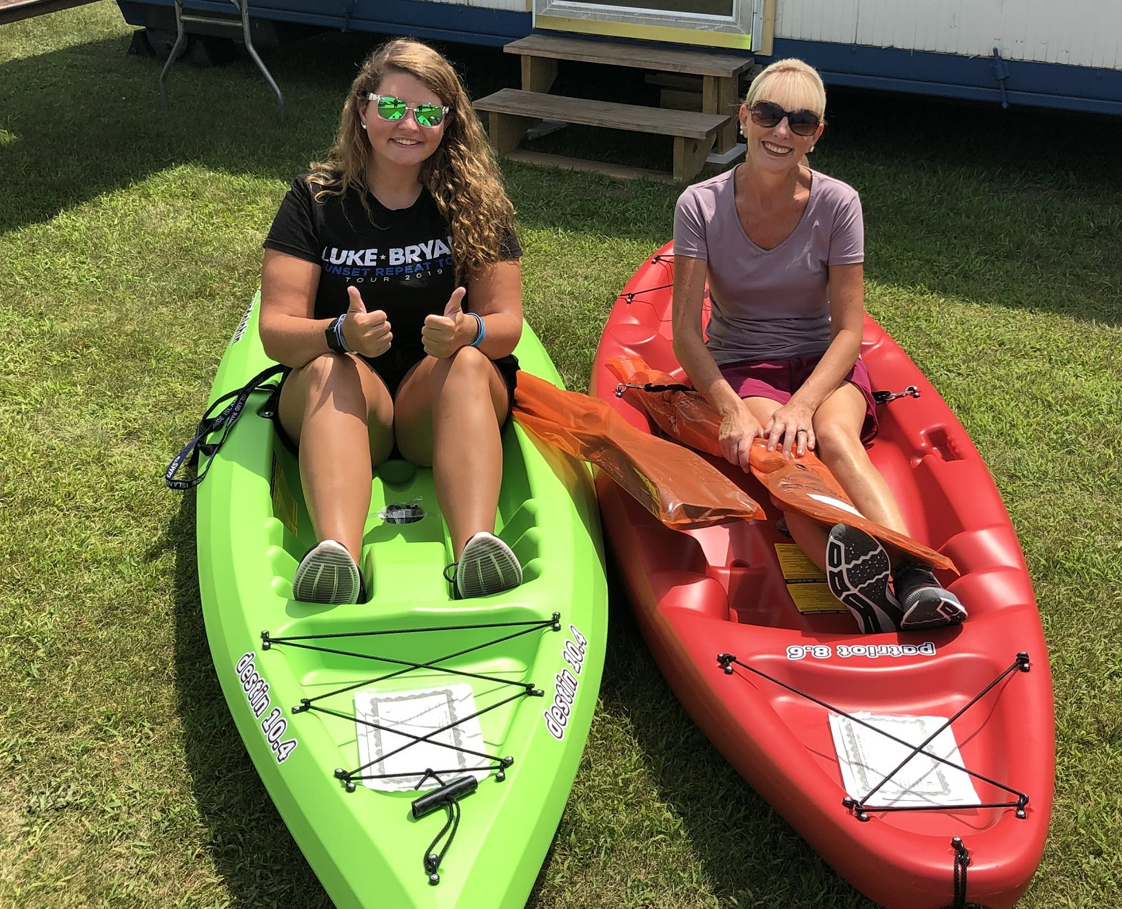 Charlestown Seafood Festival Kayaks for raffle