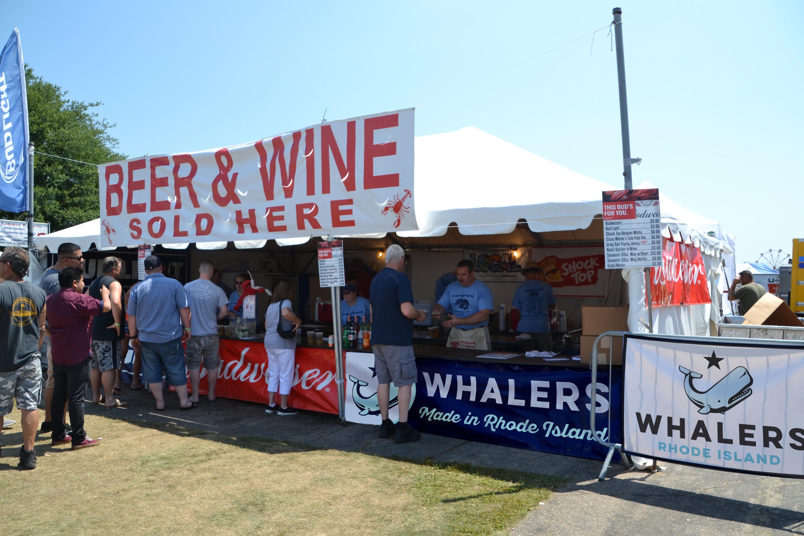 charlestown seafood festival beer and wine